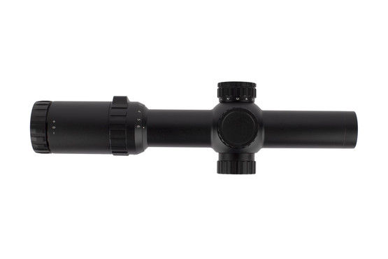 Second focal plane Gen III 1-6x24mm low power variable rifle scope with aCSS .22 LR reticle featuers low-profile finger adjustable turrets